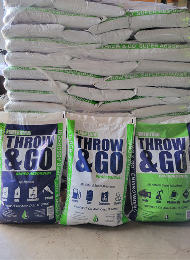 Unique processing of our peat moss makes the performance of Throw & Go far exceed that of kitty litter and clay-based materials. It's easy to use, clean, efficient and is universally adaptive to dry land, in or around water, and on different types of surfaces.